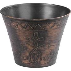 Rustikálny kvetináč 19,5cm plastový