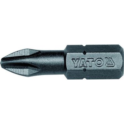 Bit krížový 1/4" PH2 x 25 mm 50 ks - YT-7808
