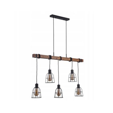 ITALUX PND-4793-5-L - Luster na lanku REDA 5xE27/40W/230V