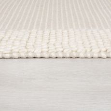 Flair Rugs , Kusový koberec Bobble Wool Ivory, 80x150, biela, obývacia izba