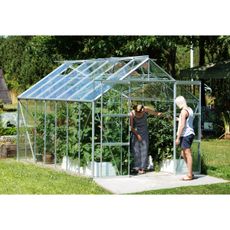 Skleník VITAVIA URANUS 11500 číre sklo 3 mm strieborný