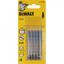 Pílový list na hrubý kov 2,5-6 mm rovný rez pre priamočiare píly 76 mm 5 ks DeWALT DT2161