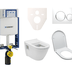 Cenovo zvýhodnený závesný WC set Geberit na zamurovanie + WC VitrA Integra vr. sedátka SIKOGE2V4