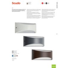 Redo 90191 - LED Vonkajšie nástenné svietidlo SCUDO LED/10W/230V 3000K IP54 antr