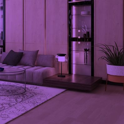 Eglo 99024 - LED RGB Stmievateľná stolná lampa BRIAGLIA-C LED/15W/230V