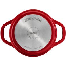 Tefal - Kastról AIR 20 cm s pokrievkou, červený