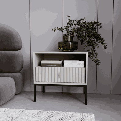 Nočný stolík, cashmere, MAGIRA MA06