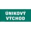 Únikový východ 210x87mm - nálepka