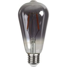 Teplá LED/filamentová žiarovka E27, 2 W Plain Smoke – Star Trading