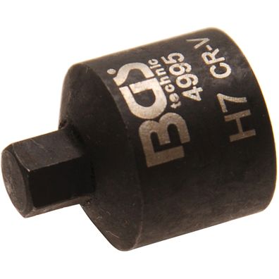 Hlavica na brzdové strmene BGS 4995 | vnútorný šesťhran | veľmi krátke | 7 mm