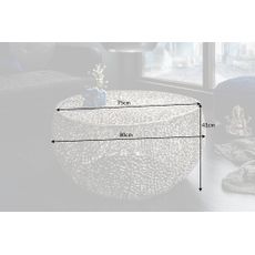 Konferenčný stolík Leaf silver 80cm