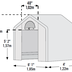 Fóliovník Shelterlogic 1,8x1,2 m PE Dekorhome