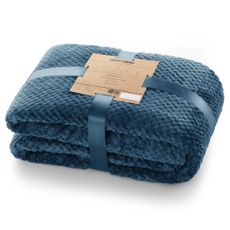 Deka z mikrovlákna DecoKing Henry indigová, velikost 170x210