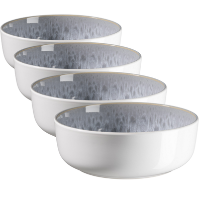 Mäser Súprava hlbokých tanierov Lunaria Grey 18 cm, 4 ks