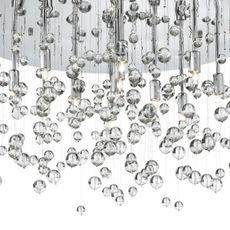 Ideal Lux - LED Stropné svietidlo NEVE 8xG9/3W/230V pr. 40,5 cm chróm