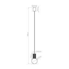 Sollux SL.1719 - Luster na lanku HALO 1xG9/8W/230V pr. 12 cm krémová