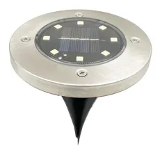 Garden Line Sada 4 ks solárních LED lamp EASY stříbrná