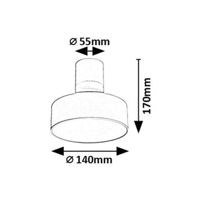 Rabalux 71327 - LED Stropné svietidlo OVIDIA LED/16W/230V 3000K biela