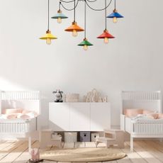 Závesné svietidlo s kovovým tienidlom Manavgat – Opviq lights
