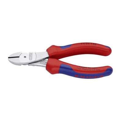 Silové bočné frézy 140 mm KNIPEX 74 05 140 - chrómované, viaczložkové puzdrá