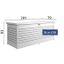 Biohort Vonkajší úložný box FreizeitBox 201 x 79 x 83 (biela)
