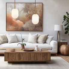 Luster na lanku ALIAS 1xG9/8W/230V pr. 12 cm zlatá
