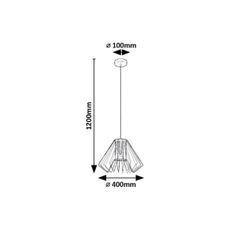 Rabalux 72372 - Luster na lanku EMERENCIA 1xE27/40W/230V