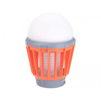 Lampáš turistický s lapačom komárov, 180lm, USB nabíjanie, 3x 1W LED