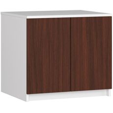 Nadstavba na skriňu S60 - biela/wenge
