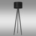 Stojacia lampa S-WENGE/ROLLER BLACK LP1