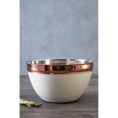 Antikoro misa v medenej a béžovej farbe ø 26 cm Prescott – Premier Housewares