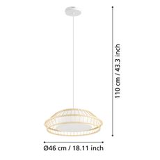 Eglo 900842 - LED RGBW Stmievateľný luster na lanku YUKU-Z LED/22W/230V