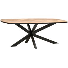 Livetastic JEDÁLENSKÝ STÔL, akácia, čierna, farba akácie, 200/76/100 cm