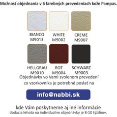 KONDELA Danilo kožená taburetka svetlošedá
