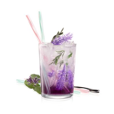 Extra odolné slamky myDRINK, 12 ks, s čistiacou kefkou