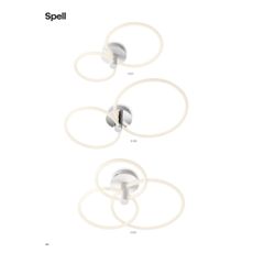 Redo 01-2224 - LED Stmievateľný prisadený luster SPELL LED/43W/230V 3000K chróm