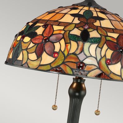 Quoizel QZ-KAMI-TL - Stolná lampa KAMI 2xE27/60W/230V