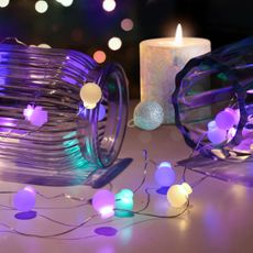 Solight 1v274 - LED Vianočná reťaz 40xLED/2xAA 4,3 m multicolor