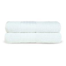 Biele froté bavlnené osušky v súprave 2 ks 70x140 cm – Good Morning