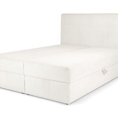 Wilsondo Čalúnená manželská boxspring posteľ Serenio - smotanová Rozmer: 180x200