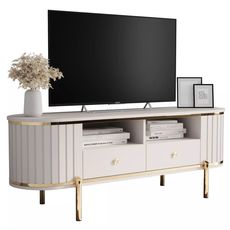 TV stolík Rondo 151x50x40 - biela