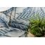 Dywany Łuszczów , Kusový koberec Botanic 65242 Feathers aqua – na von aj na doma, 176x270, modrá, chodba / predsieň