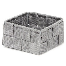 Compactor Úložný organizér do zásuvky Compactor TEX - košík S, 12 x 12 x 7 cm, sivý, S