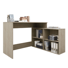 PC stôl, dub sonoma, univerzálny, KORNER 2 NEW
