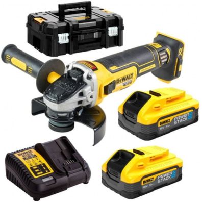 Aku bezuhlíková uhlová brúska DeWALT DCG405H2T POWERSTACK 18V