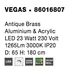 LED luster Vegas 65 mosadz