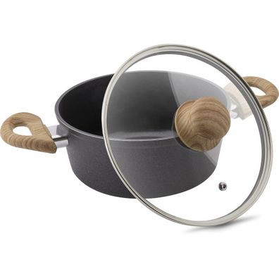 Lamart LT1245 kastról s pokrievkou Natur, pr. 18 cm, 18 cm