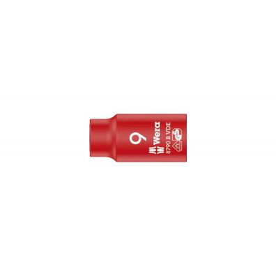 Wera 004953 Nástrčné hlavice 3/8" 6-stranné 9 mm typ 8790 B Zyklop VDE