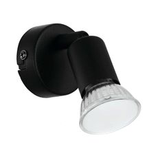Eglo 780457 - LED Nástenné bodové svietidlo ESCALERA 1xGU10/2,8W/230V 3000K čierna