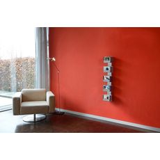 Radius design cologne Zakladač na CD 5 poličiek RADIUS DESIGN (CD-BAUM silber WAND 2 KLEIN 726C) strieborný